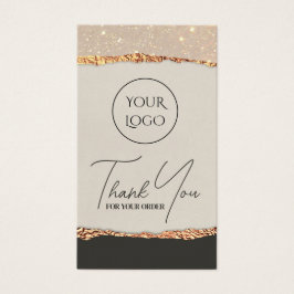 Guld svartshimmer pappra paket visitkort