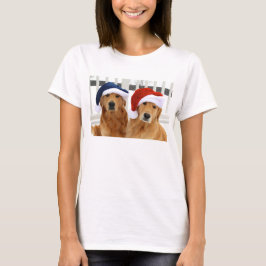 Guld- T skjorta för jul Tee Shirt