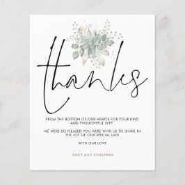 Guld tack för Bröllop Sage Foliage