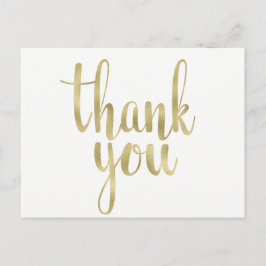 Guld tack för vykort, folie vykort