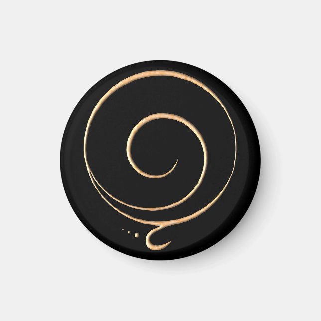 Guld Tacksamhet  Magnet (Framsidan)
