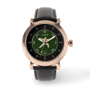 Guld Tai Chi Luxury Armbandsur