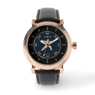 Guld Tai Chi Luxury Armbandsur