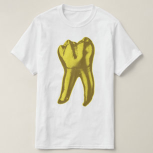 Guld- tand tee shirt