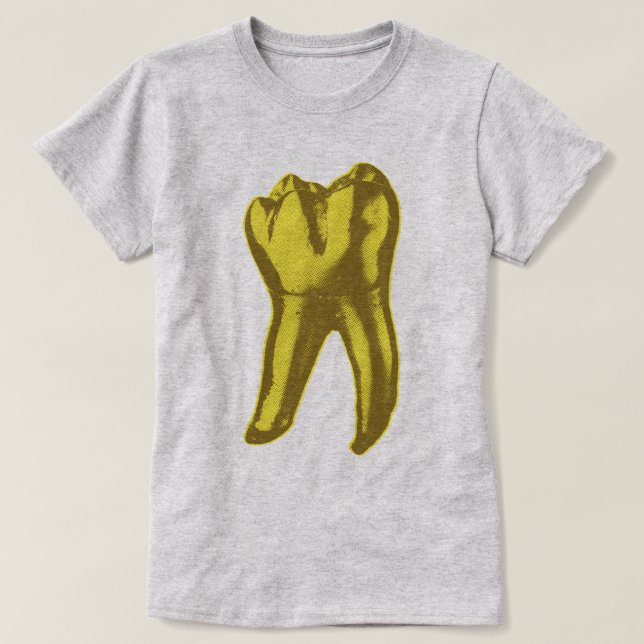 Guld- tand tee shirt (Design framsida)