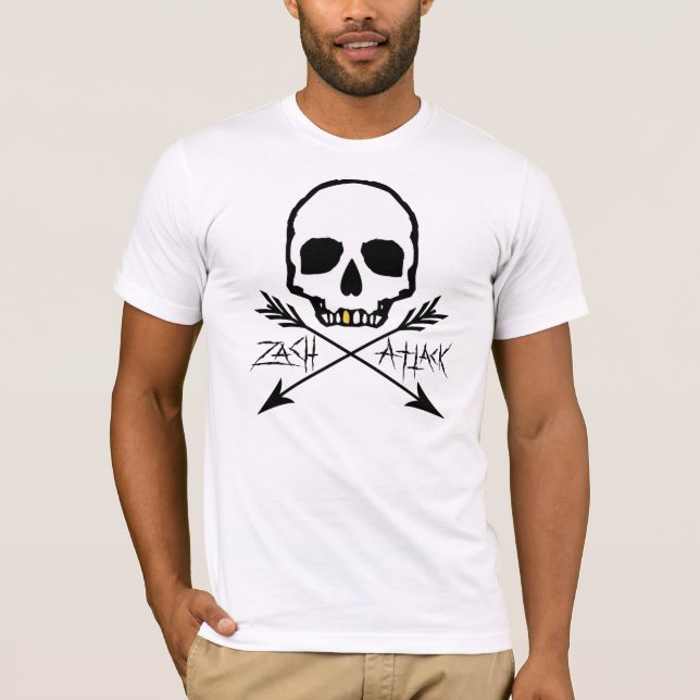 Guld- tandskalleversion 1 t-shirt (Framsida)