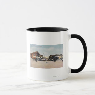 Guld- tegelsten som lägger SceneSnohomish, WA Mugg
