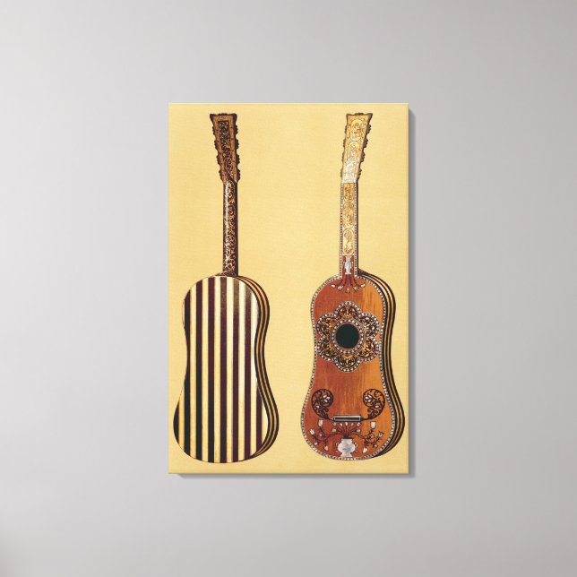 Guld-templet för Idol Guadma-huvudmannen i Ra Canvastryck (Framsida)