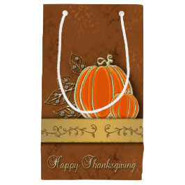 Guld Thanksgiving Pumpkin Löv