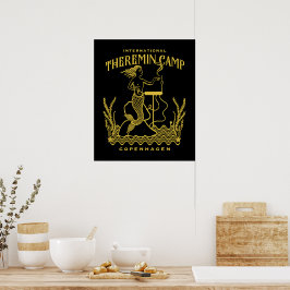 Guld Theremermaid Poster