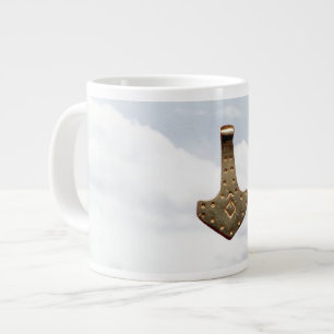 Guld Thor Hammer clouds jumbo mugg