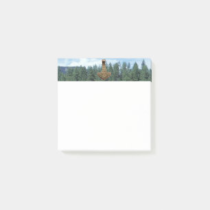 Guld Thor Hammer träd White Note dynors Post-it Block