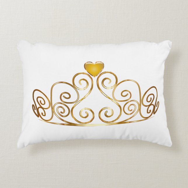 Guld Tiara accent Pillow Prydnadskudde (Framsidan)