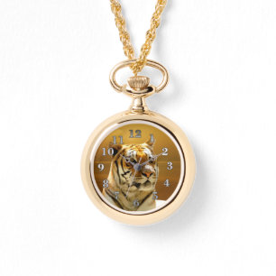 Guld- tiger armbandsur