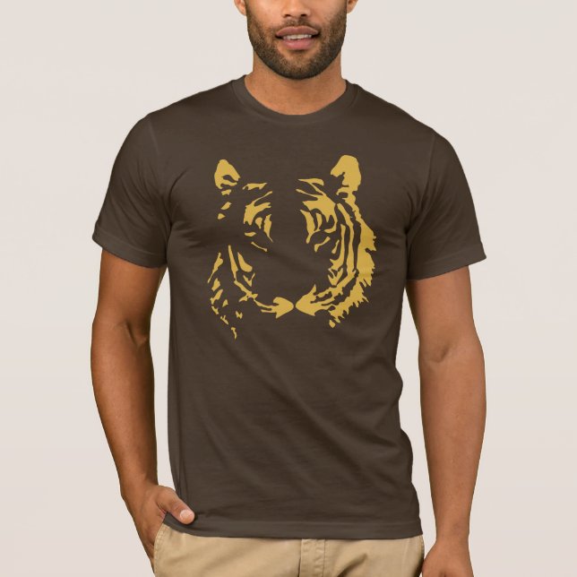 Guld Tiger Tee Shirt (Framsida)