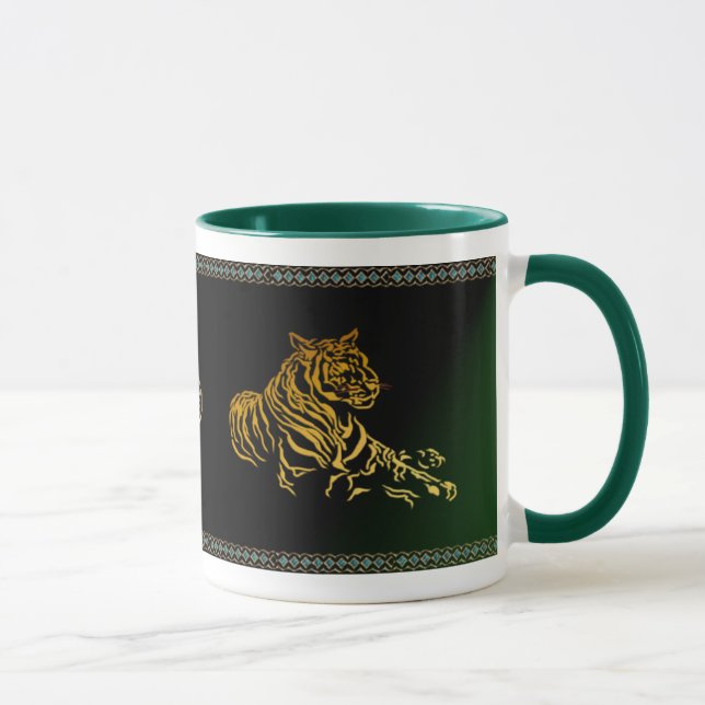 Guld- tigermugg mugg (Höger)