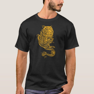 Guld- tigerT-tröja Tee