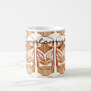 Guld Tiki Sculpture Thunder_Cove Kaffemugg