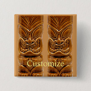 Guld Tiki Sculpture Thunder_Cove Knapp