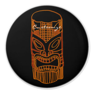 Guld Tiki Sculpture Thunder_Cove Knopp
