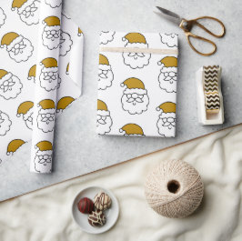 Guld Tomte Presentpapper