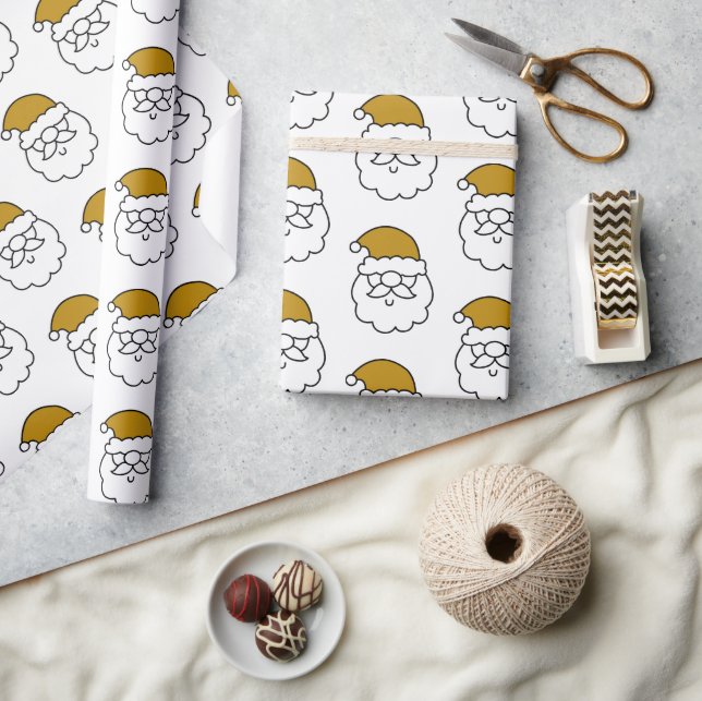 Guld Tomte Presentpapper (Hantverk)