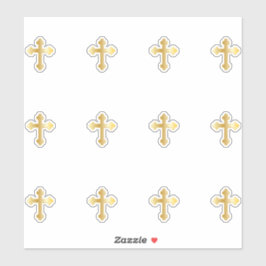 Guld Tone Trinity Kor Klistermärken