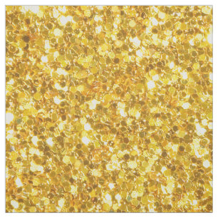 Guld Tones Glitter Mönster Tyg