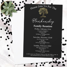 Guld Träd: Artwork Family Reunion, 3 dagars inbjud Inbjudningar