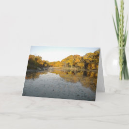 Guld- träd och Pond. Kort