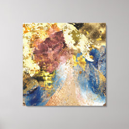 Guld-tråddeposition Canvastryck