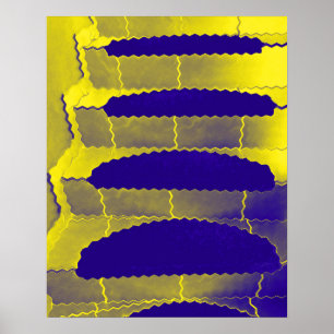 Guld trappor up poster