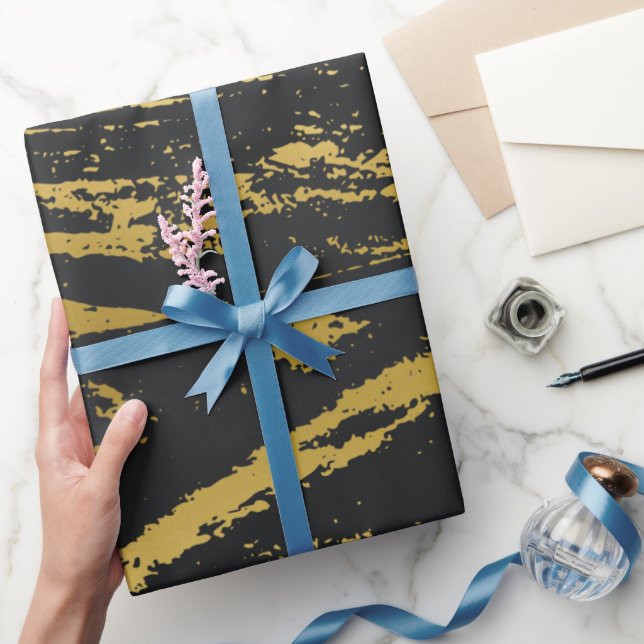 Guld Trästruktur Presentpapper (Gifting)