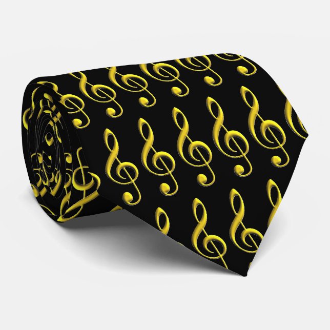 Guld Treble Clef Slips (Rullad)