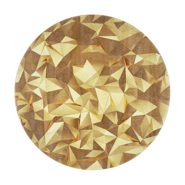 Guld Triangel: Abstrakt Bakgrund Struktur. (Framsidan)