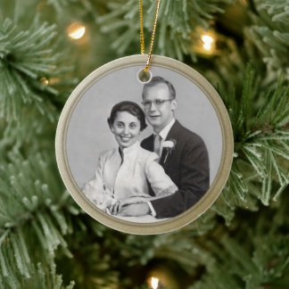 Guld Trim Photo Ornament