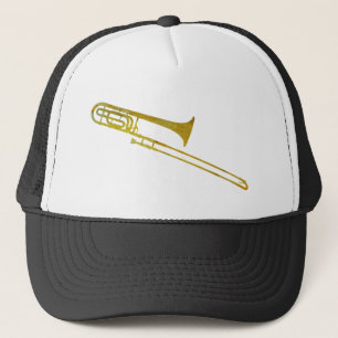 Guld- Trombone Truckerkeps