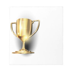Guld Trophy Anteckningsblock
