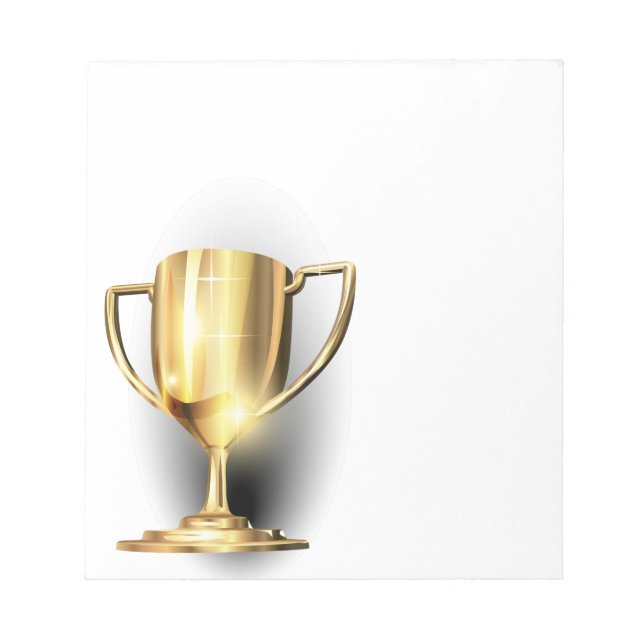 Guld Trophy Anteckningsblock (Framsida)