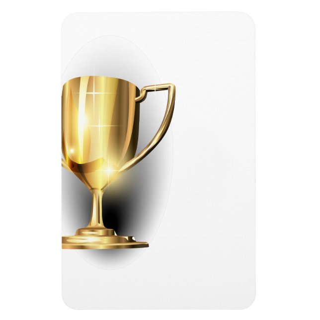 Guld Trophy Magnet (Vertikal)