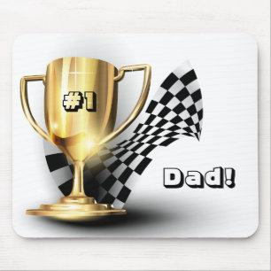 Guld Trophy NUmber One Pappa Fars dag Musmatta