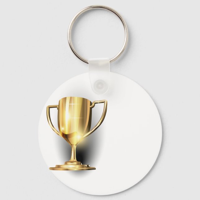 Guld Trophy Nyckelring (Framsida)