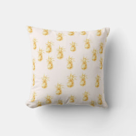  Guld Tropiska ananas Kudde