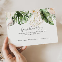 Guld Tropiska foliage vet hur många spelkort