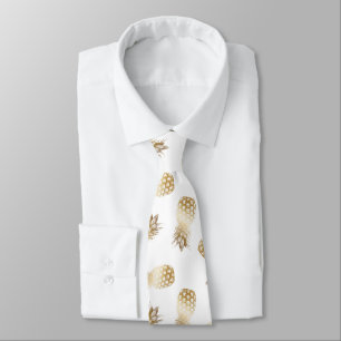 Guld- tropiskt ananasmönster Aloha Slips