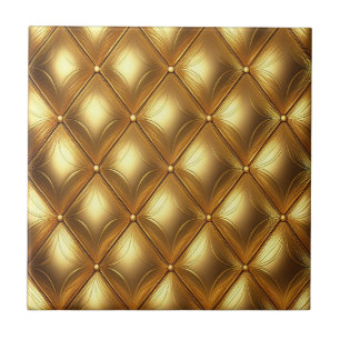 Guld tuffad design kakelplatta