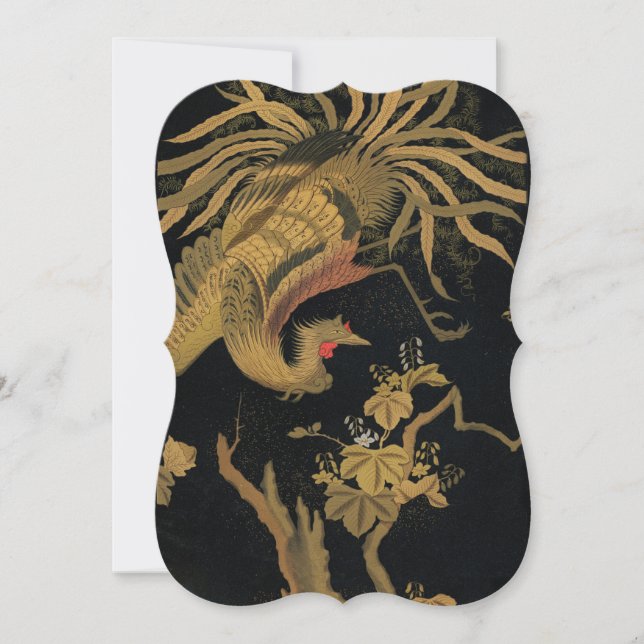 Guld Tupp Bird japansk Classic Antique (Framsida)