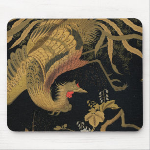 Guld Tupp Bird japansk Classic Antique Musmatta