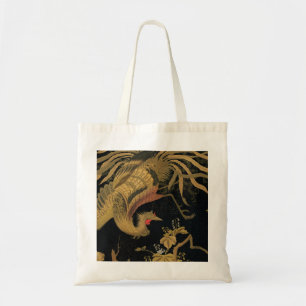 Guld Tupp Bird japansk Classic Antique Tygkasse