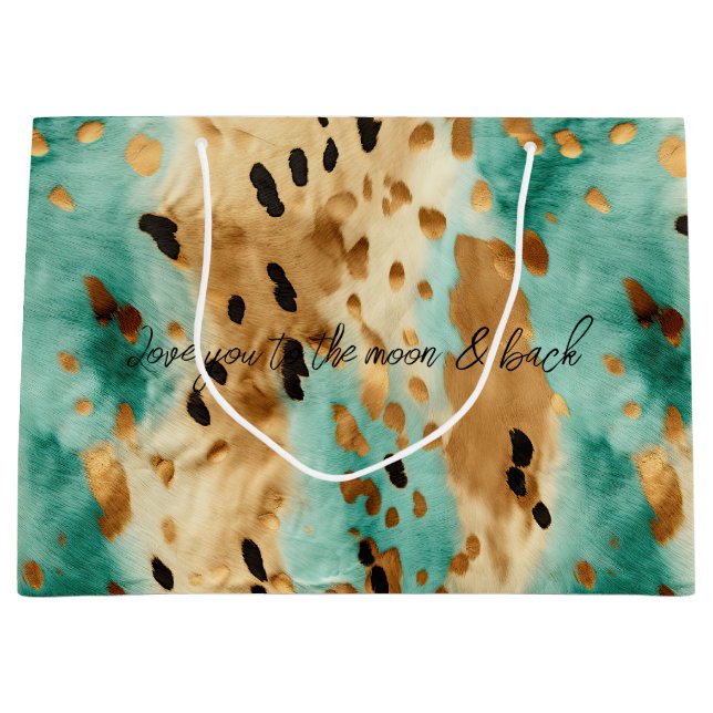 Guld Turcos Black Animal Print (Framsidan)